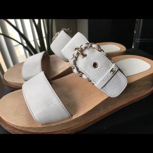 Chanel Sandals Mules Whites